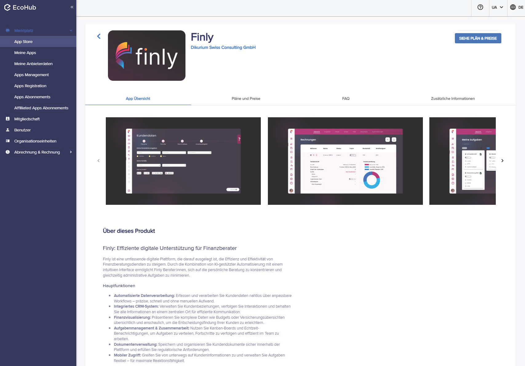 Finly – Effiziente digitale Unterstützung für Finanzberater